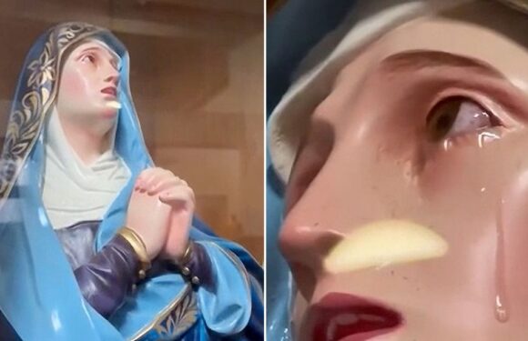 Christians call ‘crying’ Virgin Mary statue a ‘miracle’ with eyes turning ‘red’