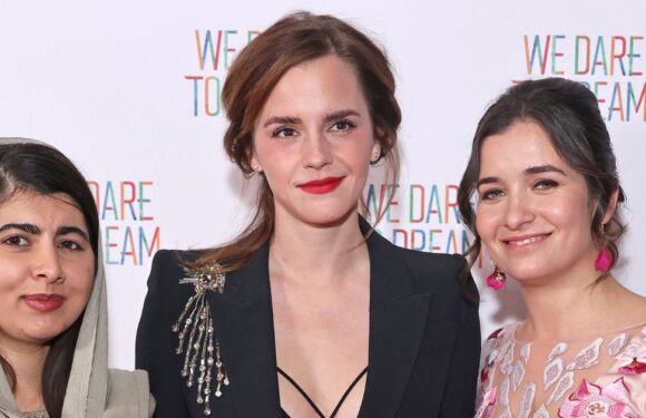 Emma Watson makes rare red carpet debut as she steals show in plunging blazer