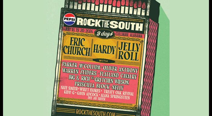 Eric Church, Hardy & Jelly Roll To Headline Pepsi Rock The South 2024