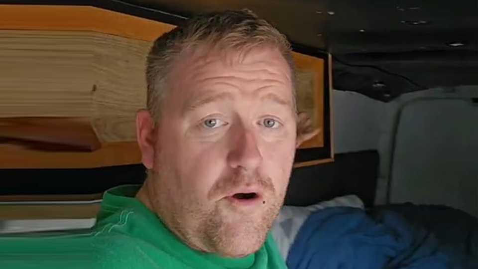 I live in a converted van – my bills are so low I only work 6 days a month, but there's no space for a basic essential | The Sun