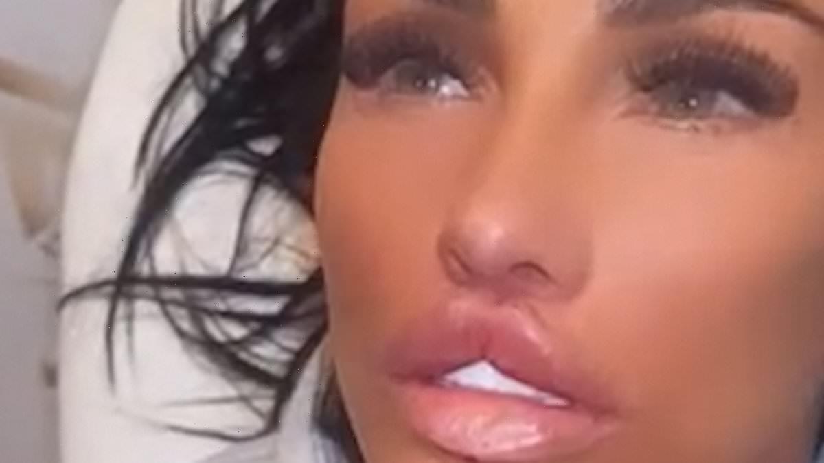Katie Price shows off her 'massive' brand new lips and bum