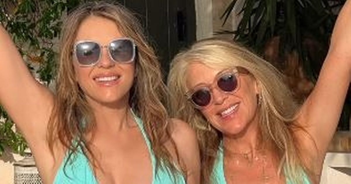 Liz Hurley branded ‘absolutely irresistible’ as she pours curves into bikini