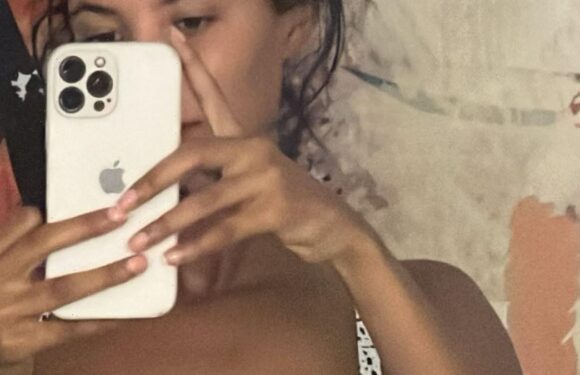 Maya Jama flaunts her incredible figure in a tiny bikini