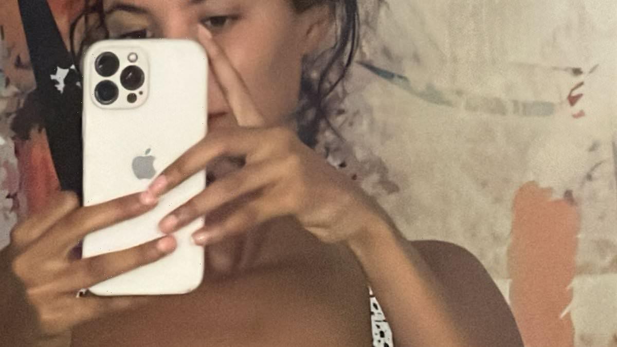Maya Jama flaunts her incredible figure in a tiny bikini