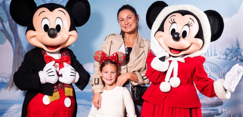 Sam Faiers and Binky Felstead bring their children to star-studded Disney event