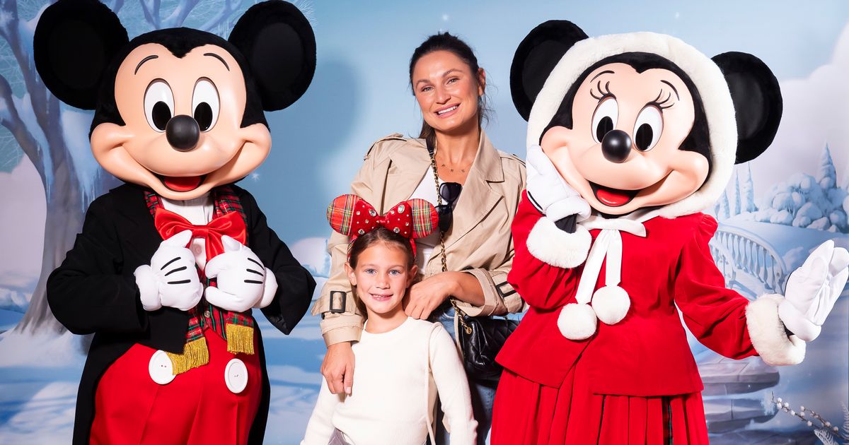 Sam Faiers and Binky Felstead bring their children to star-studded Disney event