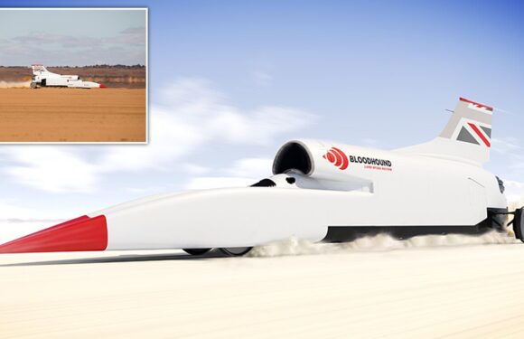 Search is underway for a driver of a 800mph supersonic car
