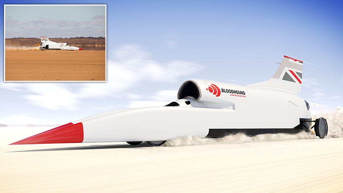 Search is underway for a driver of a 800mph supersonic car