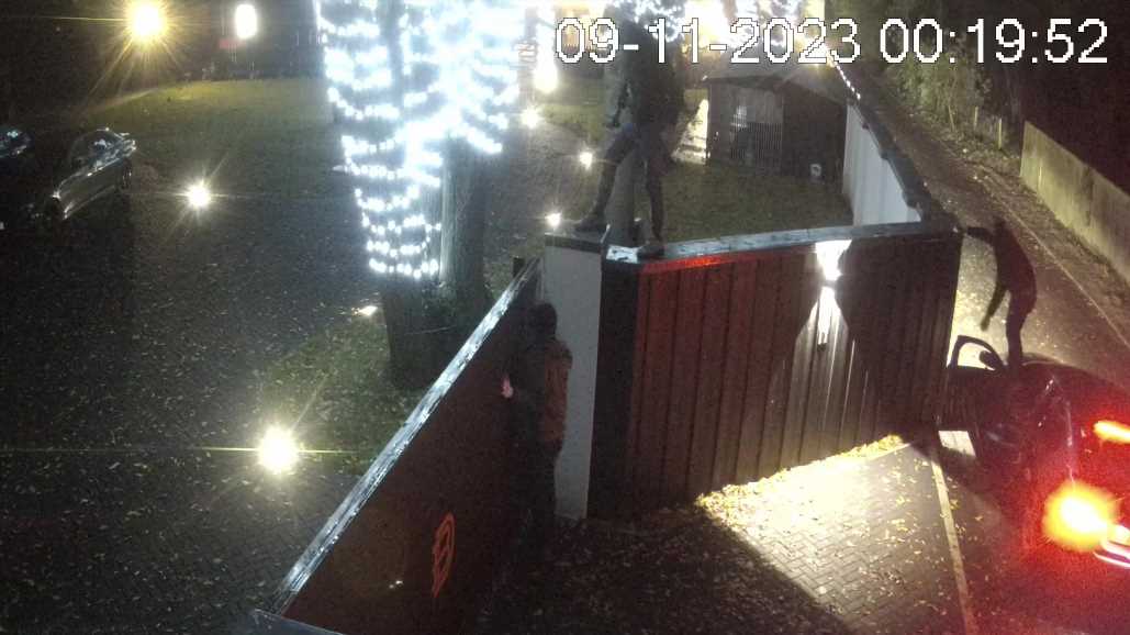 Shocking moment Rich House Poor House star’s home is targeted by three balaclava-clad burglars seen scaling wall | The Sun