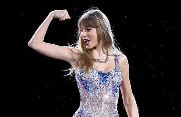 Taylor Swift dazzles in silver bodysuit at Eras Tour stop in Sao Paulo