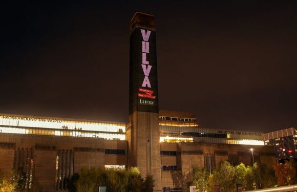 ‘Vulva’ projected onto ‘phallic’ UK landmark in bid to wipe out vagina shame