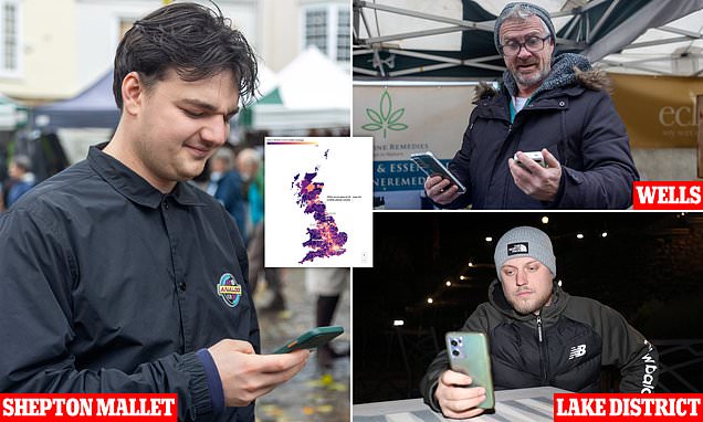 We live in phone 'NOT SPOT' – map shows how bad signal is for YOU