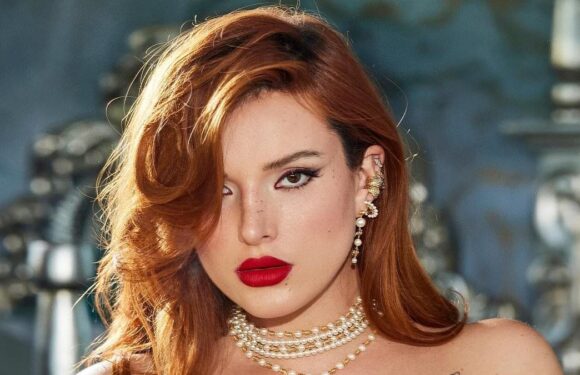 Bella Thorne goes topless while promoting her jewelry brand