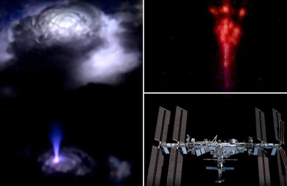 Elusive 'red sprite' is seen from SPACE