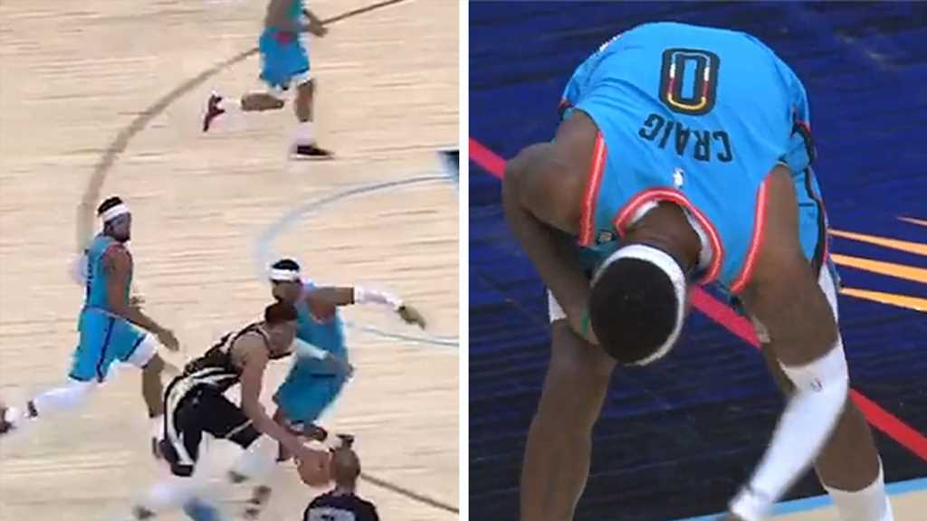 Giannis Antetokounmpo Knocks Suns' Torrey Craig's Tooth Out During Game
