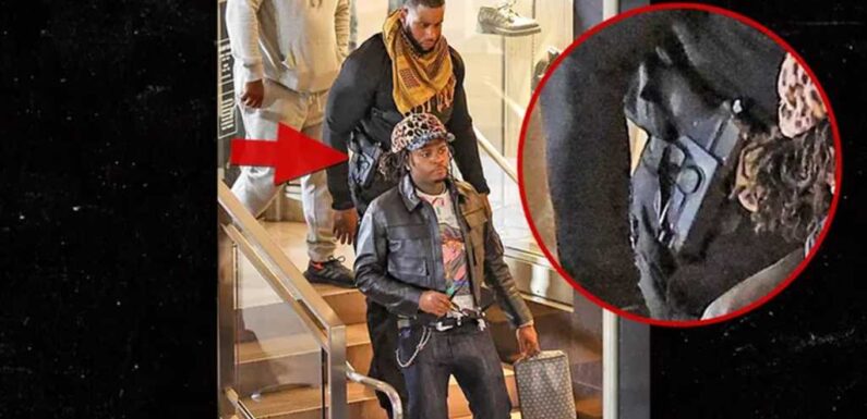 Gunna Spotted Shopping with 2 Armed Guards, Lil Baby Throws Shade
