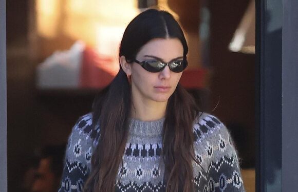 Kendall Jenner is seen for the first time since split from Bad Bunny