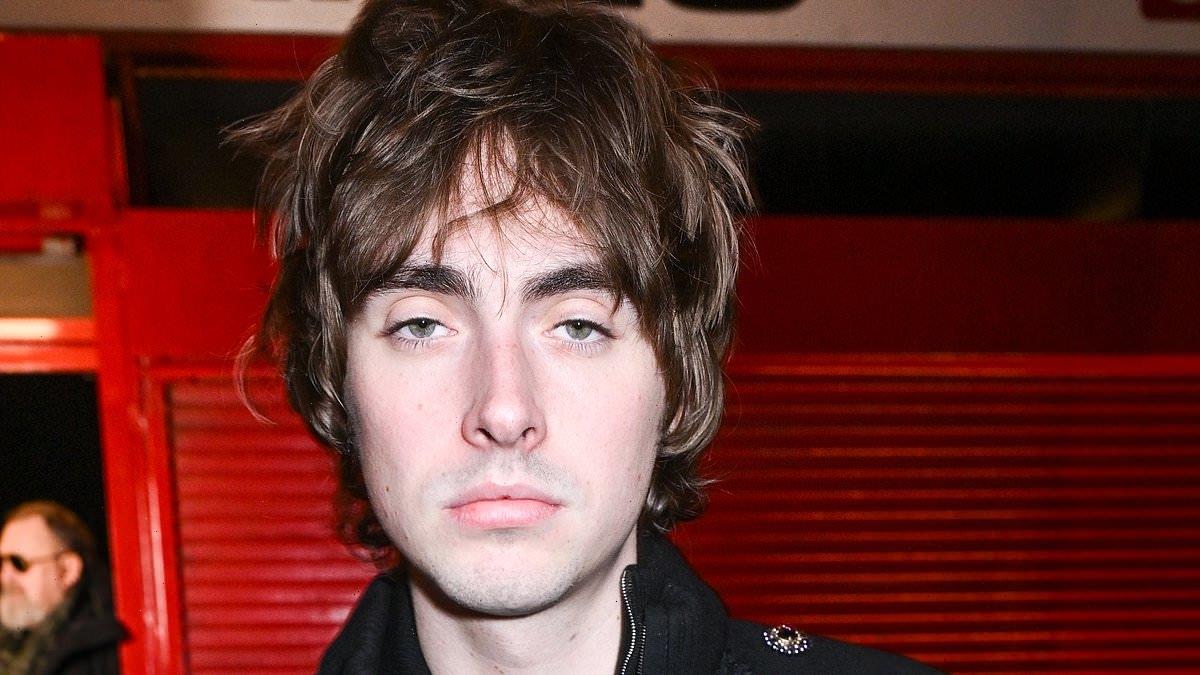 Liam Gallagher's lookalike sons Gene and Lenno attend Chanel's show