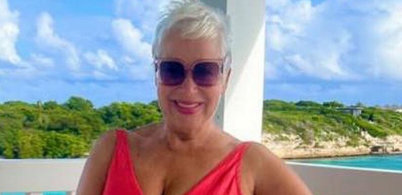Loose Women’s Denise Welch hailed a ‘sexy mama’ in plunging swimwear on getaway