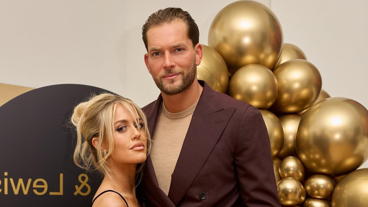 Lottie Tomlinson celebrates her engagement with fiancé Lewis Burton