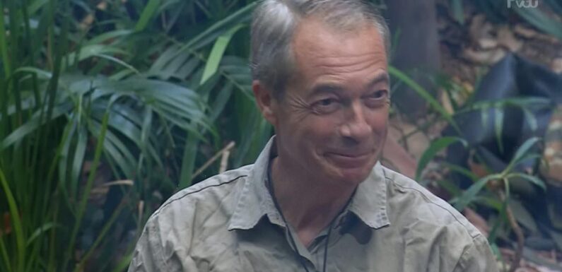 Nigel Farage supporters accuse I'm A Celeb of giving him no airtime