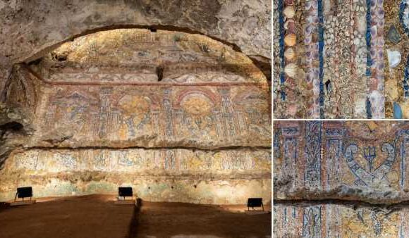 Roman home with an 'unparalleled' mosaic uncovered near Colosseum
