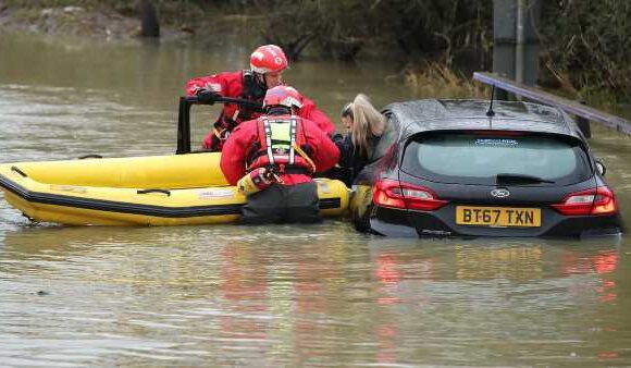 Woman rescued from Buttsbury Wash in Essex